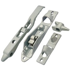 Concealed Door Lock Kit - Galvanised